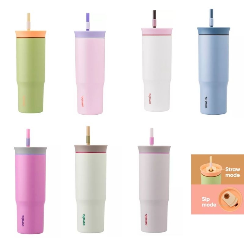 #พร้อมส่ง แก้วowala เก็บอุณหภูมิ Owala Tumbler  ขนาด size 24 ออนซ์​