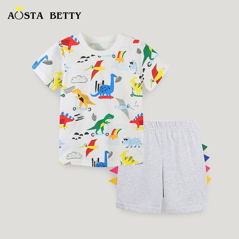 🇹🇭 พร้อมส่งจากไทย 💥 Aosta Betty ชุดเซ็ต 2 ชิ้น เสื้อผ้าเด็ก เสื้อ + กางเกง เนื้อผ้าดี ราคาถูก