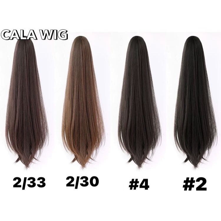 วิกผมหางม้าหนีบ รหัส 8835 วิกหางม้าหนีบงุ้มปลาย ยาว 35 cm ใส่สวยธรรมชาติ สินค้าพร้อมส่ง