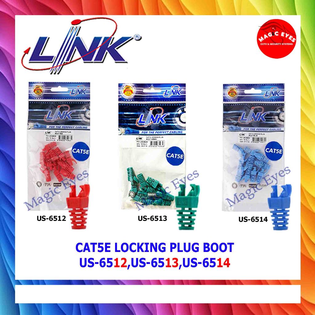 LINK หัวล็อค BOOT CAT 6 Locking Plug BOOT Color or CAT5E LOCKING PLUG BOOT