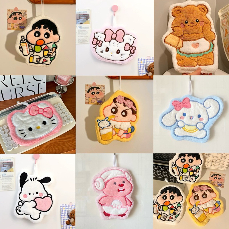 พร้อมส่ง ผ้าเช็ดมือ Lovely Hand Towel สไตล์เกาหลี ซับน้ำดีมาก หนานุ่ม ห้องน้ำ ห้องครัว ของแต่งบ้าน ผ้าขนหนู 43016