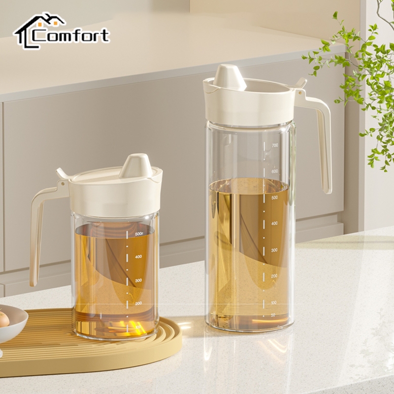 Comfort ขวดน้ํามัน ขวดแก้วใส่น้ำมันหนาสำหรับห้องครัว กันรั่วซึม ทนความร้อนสูง มี4ขนาด ขวดใส่น้ํามัน