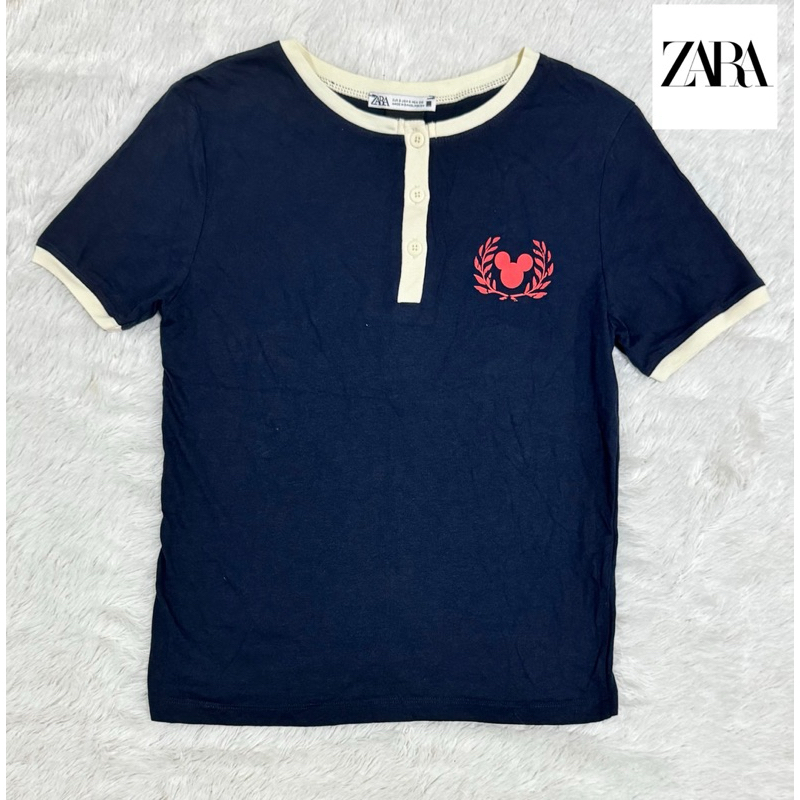 เสื้อยืดแบรนด์Zara x Disneyแท้ไซส์Sพร้อมส่ง