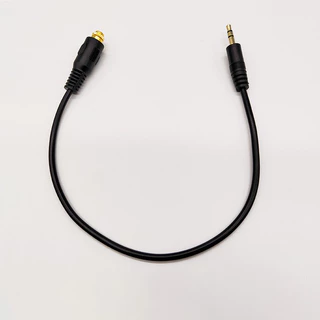 30cm สายสัญญาณเสียง 3.5 มม.ตัวผู้-ตัวเมีย สายaux 3.5 มม มีหัวตรงและหัวงอ ทองและเงิน สเตอริโอ pj392