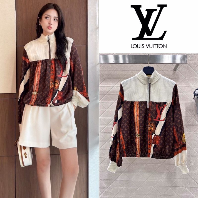 เสื้อแจ็คเก็ตแขนยาว LOUIS VUITTON  KNIT JACKET