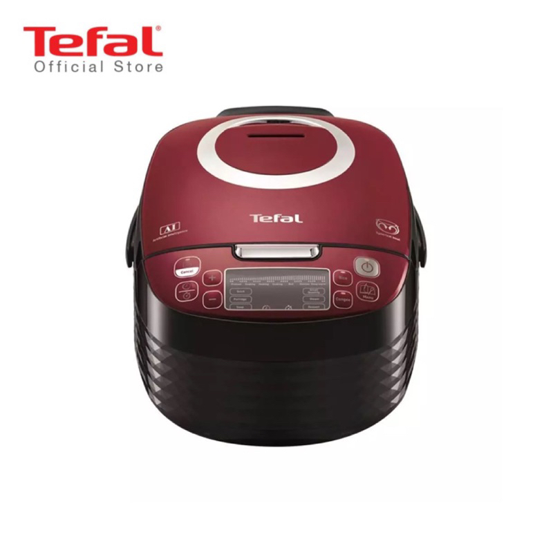 TEFAL หม้อหุงข้าวดิจิตอล ขนาด 1.5 ลิตร รุ่น RK7405TH หม้อเคลือบเซรามิค