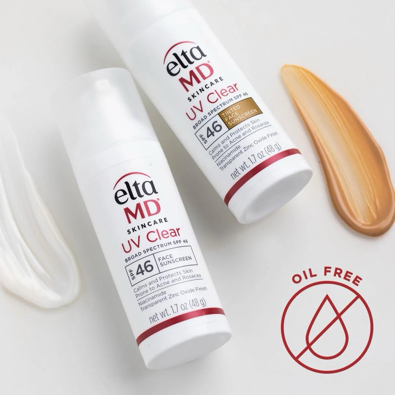 พร้อมส่ง ของแท้ EltaMD UV Clear Broad-Spectrum SPF46 (48g) (Untint/Tinted)