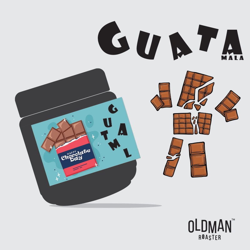 เมล็ดกาแฟ GUATAMALA (คั่วกลาง) กระปุก 200 g