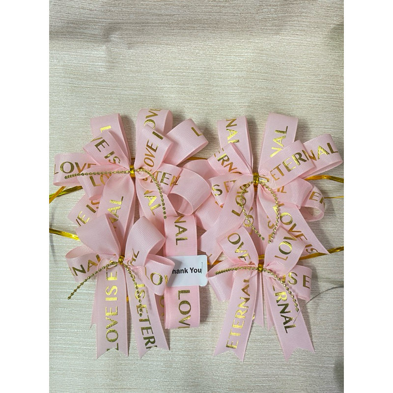 โบว์สำเร็จรูป  ลาย Love is Eternal