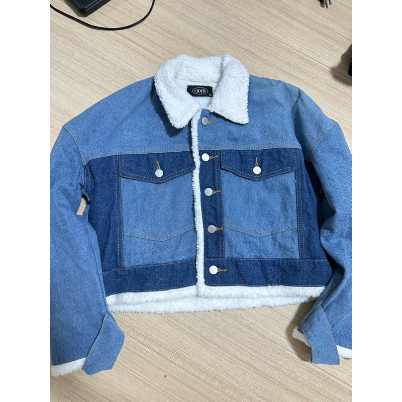 เสื้อกันหนาวยีนส์ แบรนด์ cider  size xs