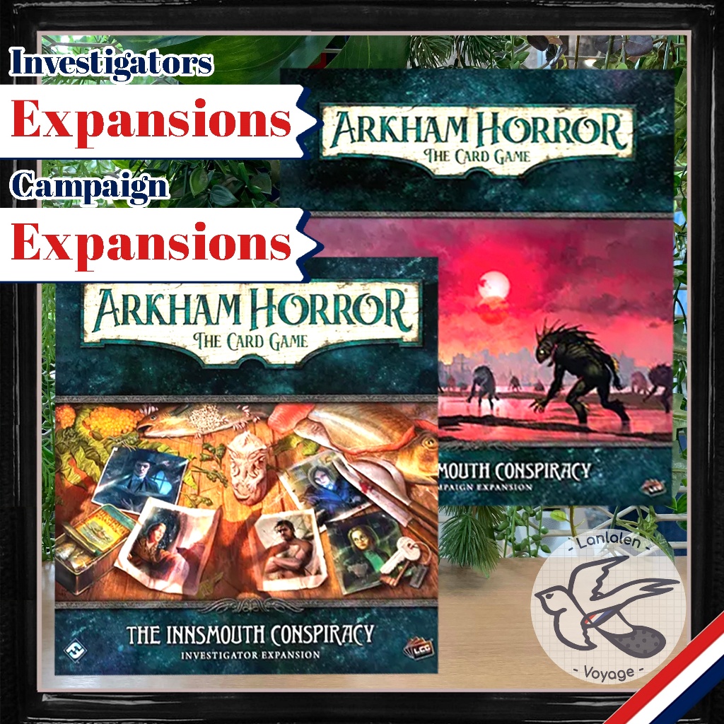[พร้อมส่ง] Arkham Horror LCG The Innsmouth Conspiracy Campaign Expansion / Investigator Expansion [Boardgame]