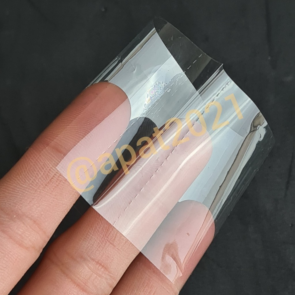 *ทักแชทเช็คขนาดก่อนสั่งซื้อ*ฟิล์มหดหุ้มตลับพระแคปซิลใสปรุ(CapSeal)กว้าง (ปากถุง)x ยาว
