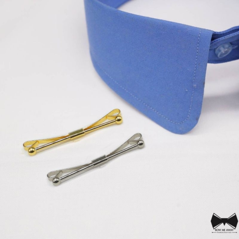 Clip On Shirt Collar Bar-เชิ้ตคอลล่าร์บาร์แบบหนีบ