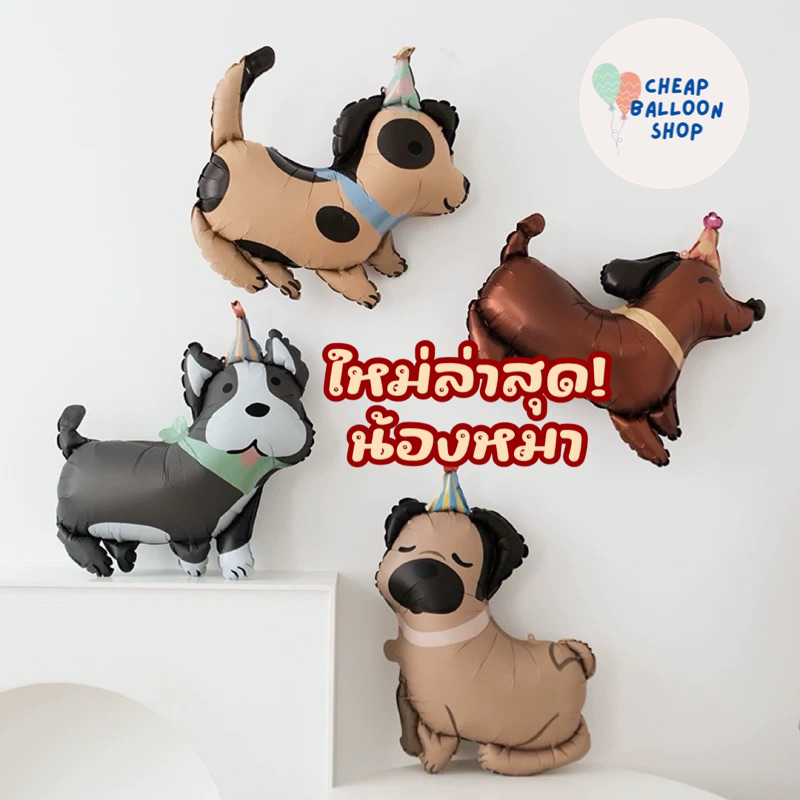NEW! ฟอยล์หมา น้องหมา หมา สุนัข ลายใหม่น่ารักสุดๆ