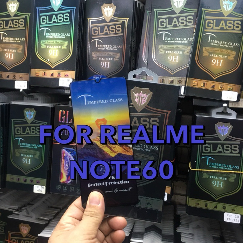 ฟิล์มกระจกเต็มจอ Realme Note60(ตรงรุ่น) ใส/ด้าน/กันมอง กระจกนิรภัยกันกระแทก พร้อมส่งในไทย