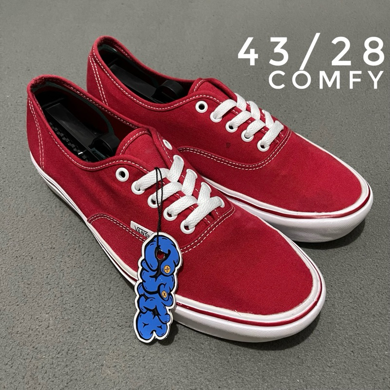 Vans Authentic ComfyCush (พื้นโฟม) (Canvas) Size 10/43/28cm.#casualsk8 #รองเท้ามือสองของแท้