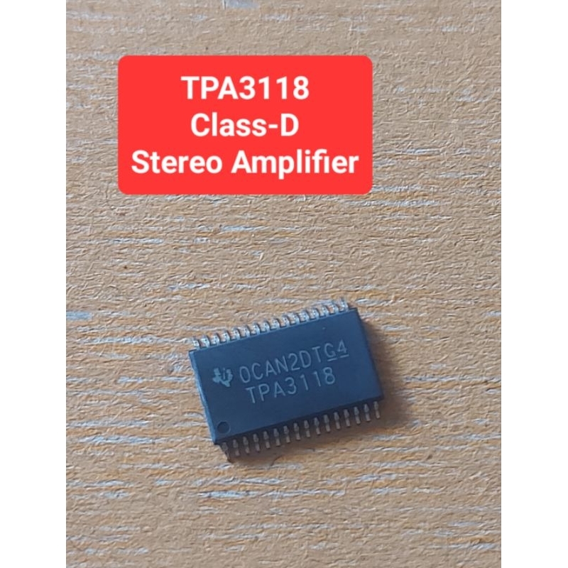 TPA3118 Class-D Stereo Amplifier