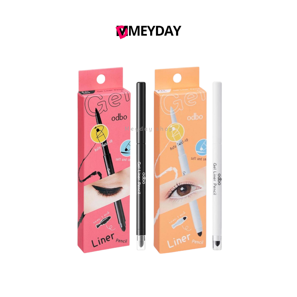 (OD316) odbo โอดีบีโอ เจล ไลเนอร์ เพ็นซิล GEL LINER PENCIL อายไลเนอร์เนื้อเจลเนียนนุ่ม เกลี่ยง่ายแห้งเร็ว สีสวยติดทนนา