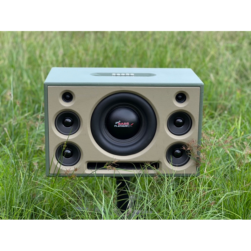 ลำโพงบลูทูธพร้อมใช้งาน ดอกเบส10นิ้ว หน้างานสองชั้น