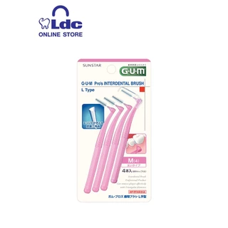แปรงซอกฟัน GUM Pro L Type [Size SSS, S, M]