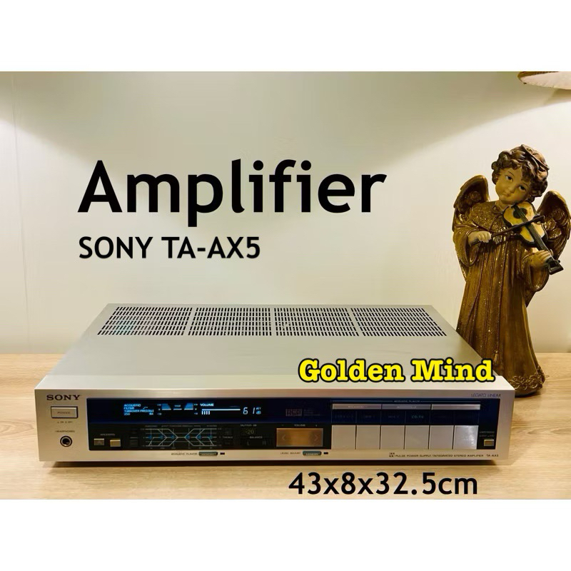 A-01-120524 SONY TA-AX5 เครื่องขยายเสียงมือสองจากประเทศญี่ปุ่น 70+70W 8 ohms ไม่มีหม้อแปลง