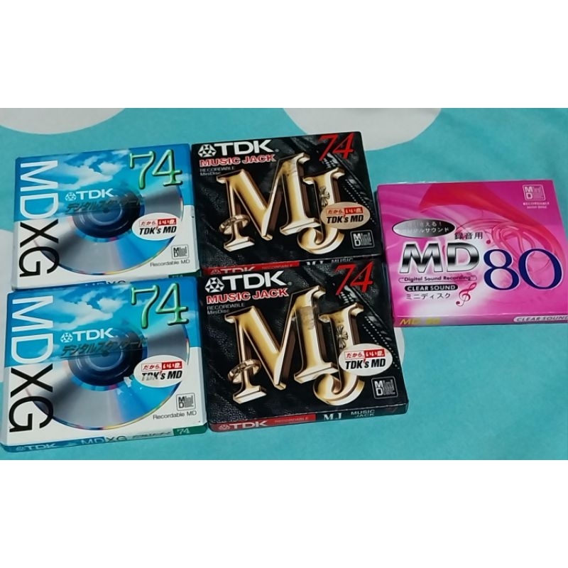 แผ่น Mini Disc คละยี่ห้อใหม่ในซีล