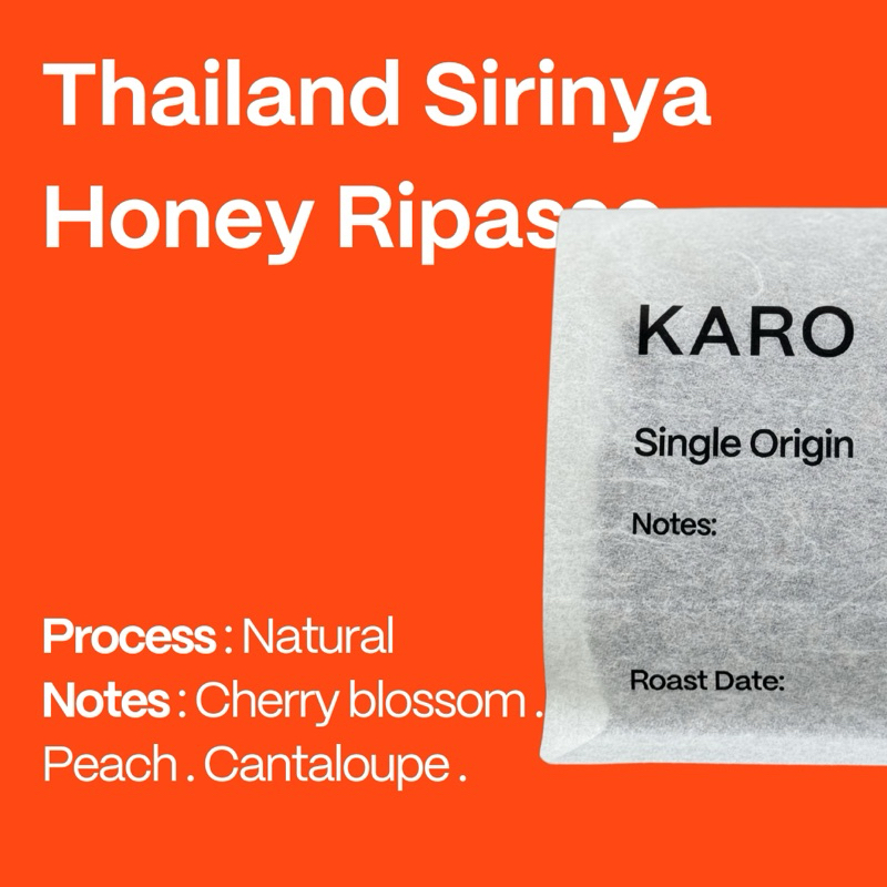 Karo coffee roasters single origin - Thailand Sirinya Honey Ripasso