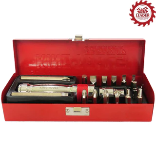 EURO KING TOOLS ไขควงตอก 16 ตัวชุด บรรจุในกล่องเหล็กอย่างดี ของแท้ 100%