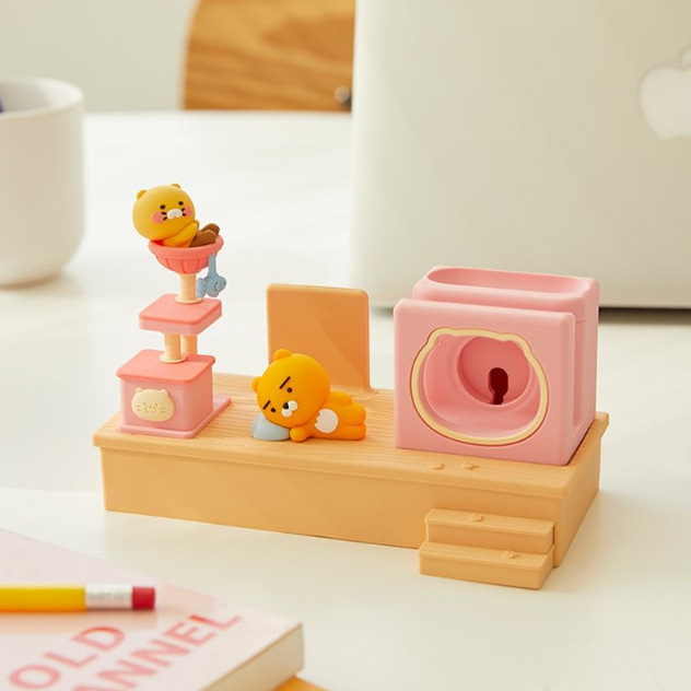 ( พร้อมส่ง ) Kakaofriends Triple Apple Charging Stand Ryan & Choonsik แท่นชาร์จ แบบ 3 in 1