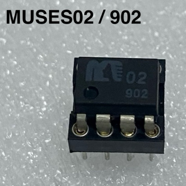 IC OP-AMP MUSES02 / 902  DUAL DIP-8 อัพเกรด LME49720NA AD827AQ SE5532AFE เสียงดีมาก