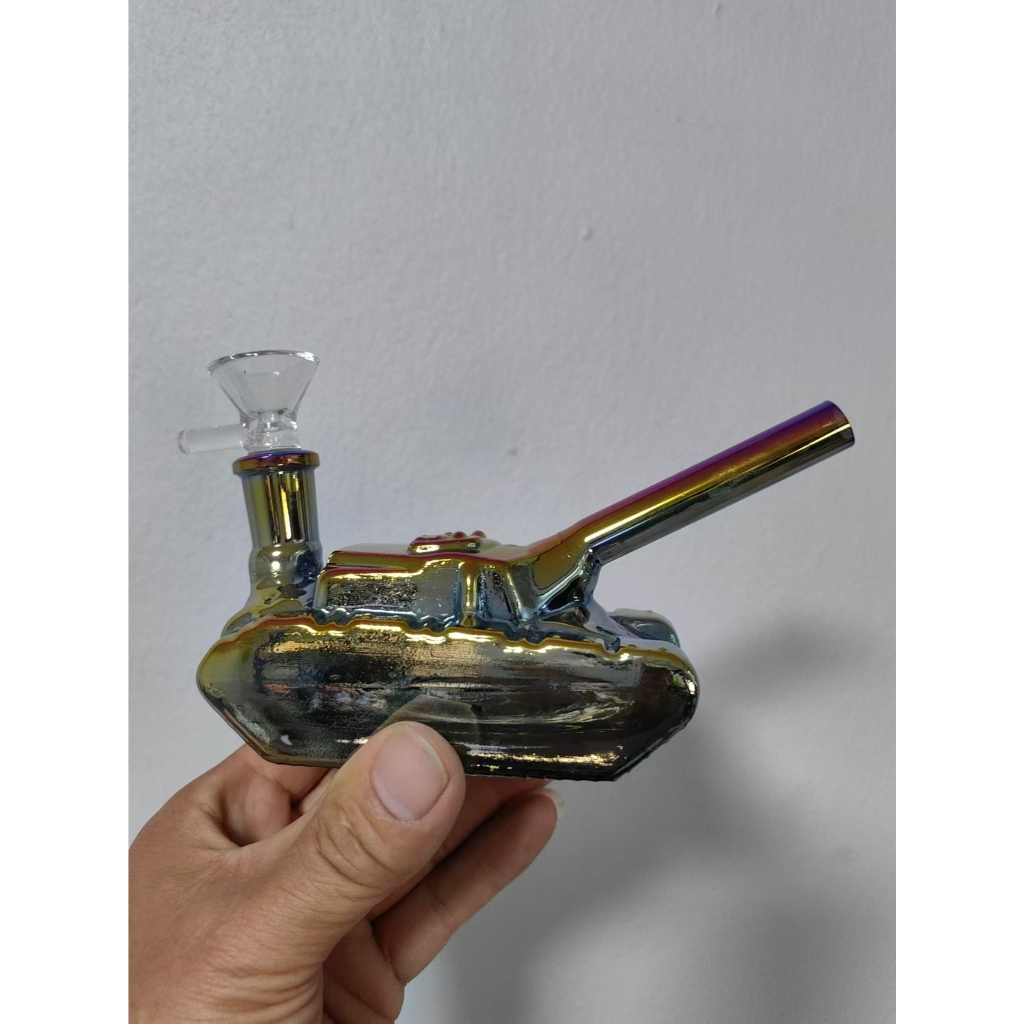 สินค้ามาใหม่ !!! บ้องแก้วใหญ่ 6.5cm หนา 7MM พร้อมส่งจากไทย GLASS bong อุปกรณ์ครบชุดไม่ต้องซื้อเพิ่ม (บ้อง+คัพ)