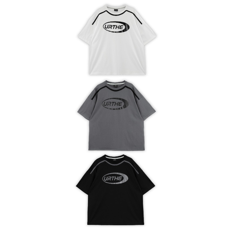 URTHE - เสื้อยืด เเขนสั้น Oversize รุ่น THE OVAL