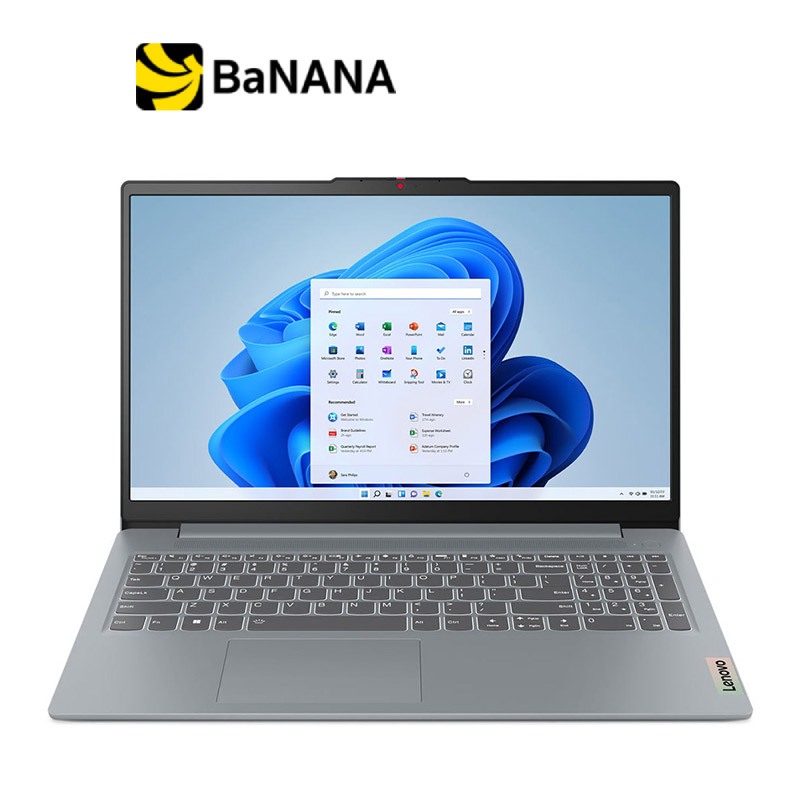 โน๊ตบุ๊ค Lenovo IdeaPad Slim 3 15AMN8-82XQ00C1TA Gray by Banana IT