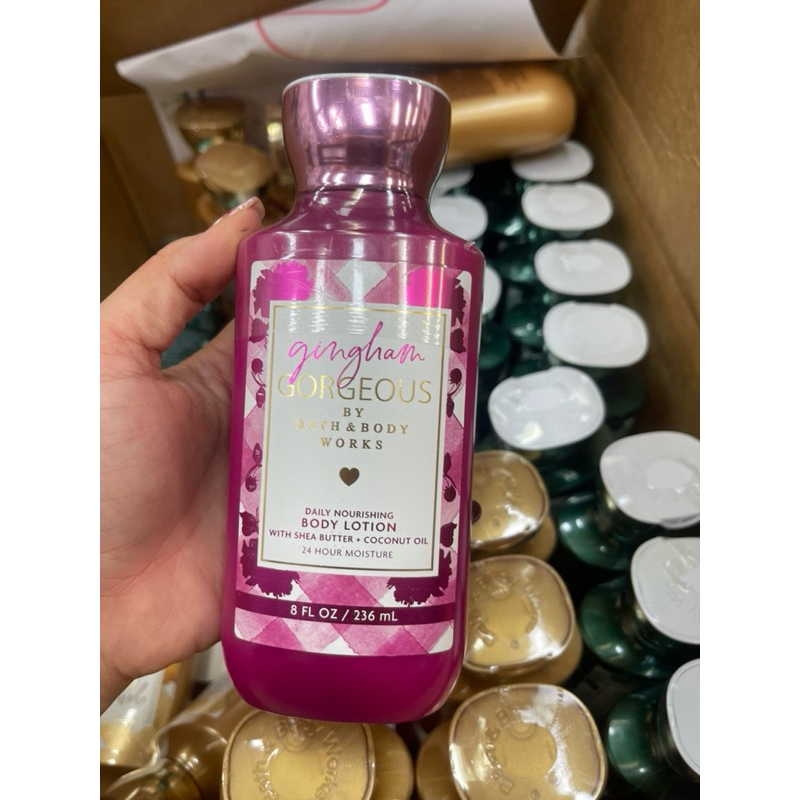 Bath & Body Works Gingham Gorgeous Daily Nourishing Body Lotion 236ml. ของแท้