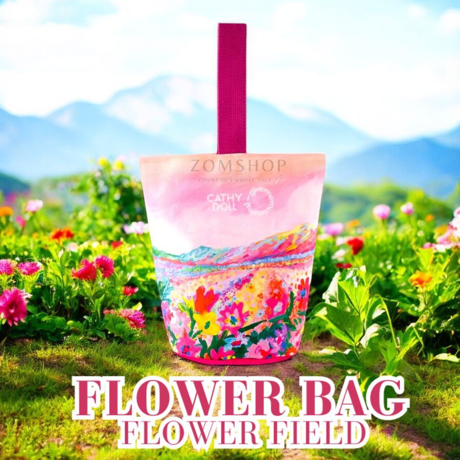 【สินค้าแถม】กระเป๋า คอลเลคชั่นกิฟมีมิวเซียม 【Ling Orm】Flower Bag Flower Field Cathy Doll x Give.Me.Mu