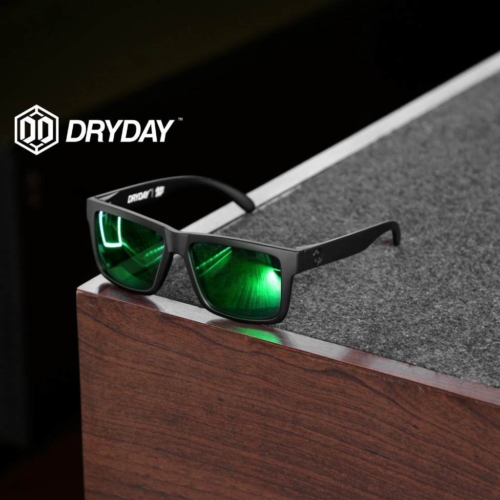 DRYDAY - MATTE BLACK - GREEN POLA