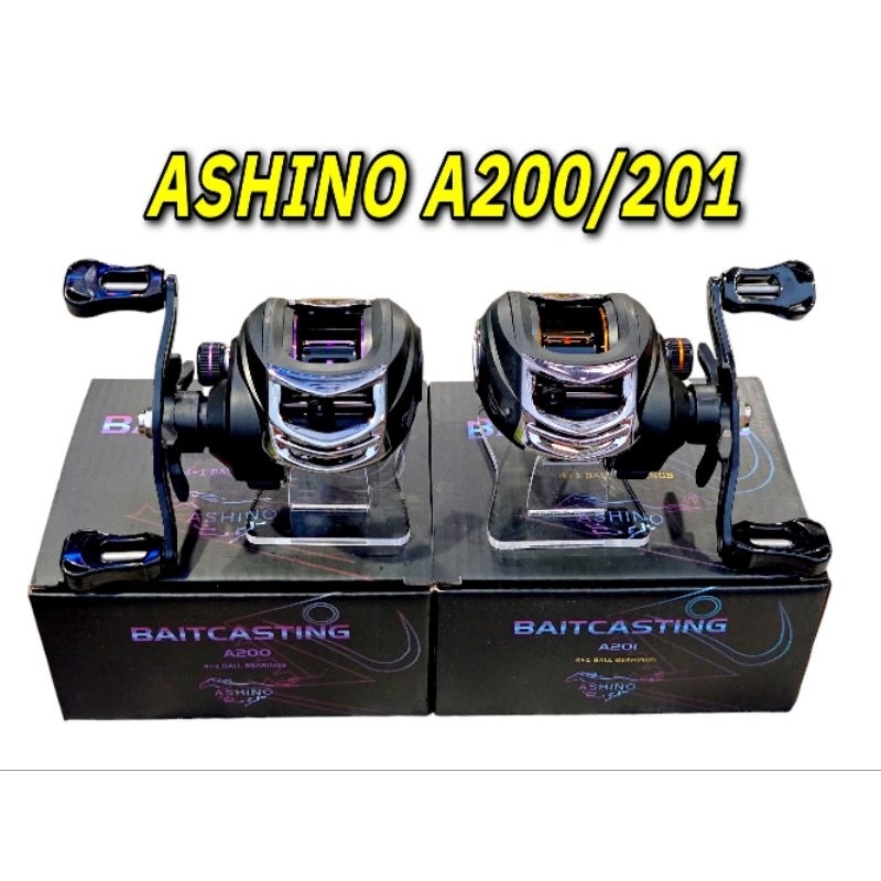 รอกหยดน้ำ อาชิโน่ ASHINO A200/A201 ลูกปืน4+1 ระบบหน่วงแม่เหล็ก ปรับได้9ระดับ