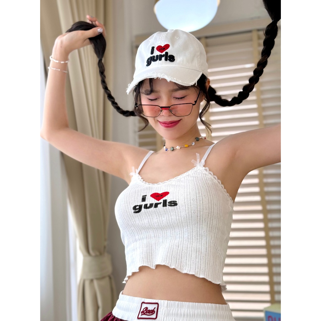 พร้อมส่ง 𝐈 𝐆𝐮𝐫𝐥𝐬 เสื้อสายเดี่ยว