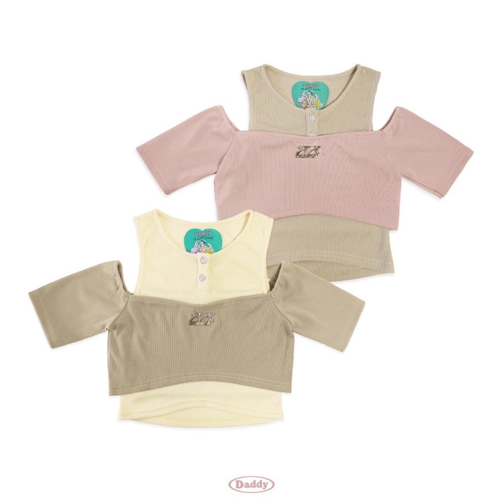 DADDY | Crumble Crop Top เสื้อ crop top สุดน่ารัก