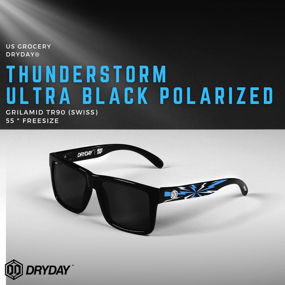 DRYDAY  SHIN BLACK - THUNDERSTORM ( BLACK POLA )
