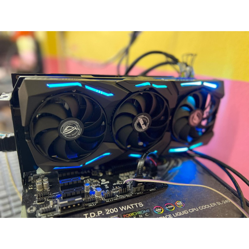 การ์ดจอ  ASUS ROG STRIX RX5700XT O8G GAMING -GDDR6 (มือ2)