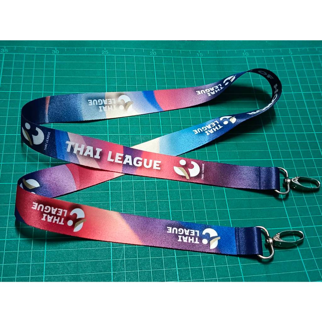 ของแท้ สายคล้อง คอ คล้องบัตร ไทยลีค 2024-25 TPL T1 T2 ฟุตบอลไทย 1 เส้น