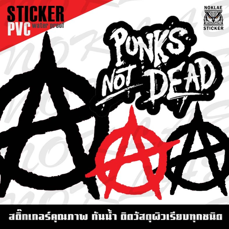 สติ๊กเกอร์  Anarchy Stickers สติ๊กเกอร์กันน้ำ ติดวัสดุผิวเรียบทุกชนิด ส่งของทุกวัน