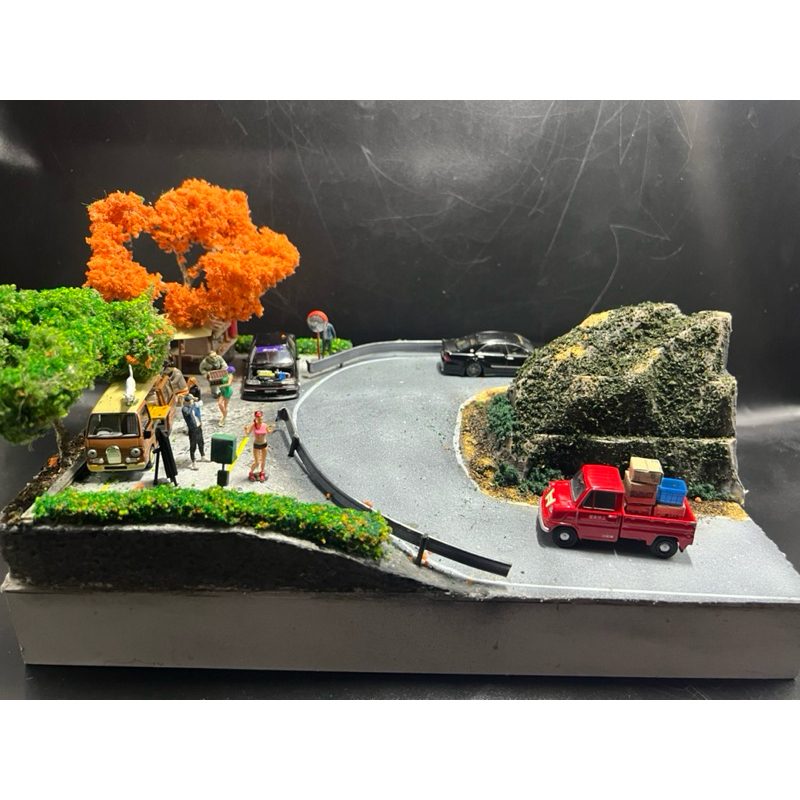 Diorama Rest area ฉาก scale 1:64