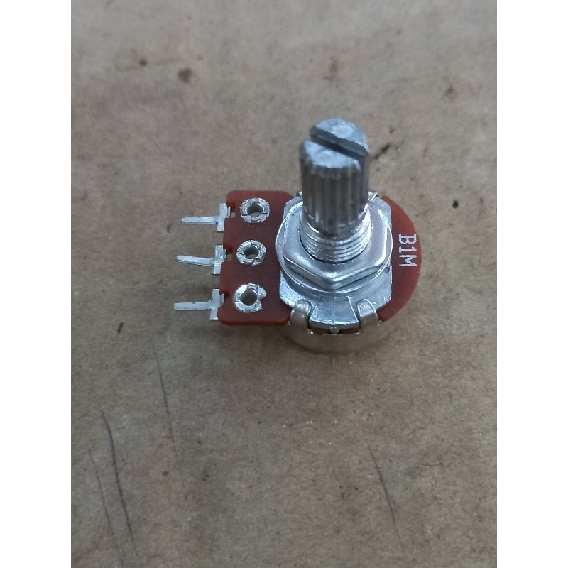 วอลลุ่มเครื่องรั้วไฟฟ้า#B1M#Volume AMP#MONO 3 ขาแกนสั้น17mm.