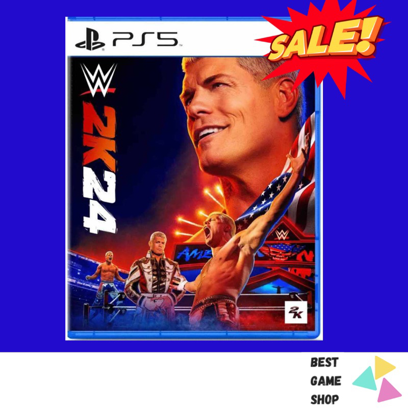 W2K 24 PS W2K24 PS5 (Zone3) (แผ่นมือ2 Second hand) (พร้อมส่ง) WWE PS5 เกมมวยปล้ำ