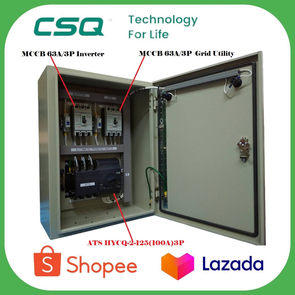 ATS-HYCQ2-125+ตู้กันน้ำIP55