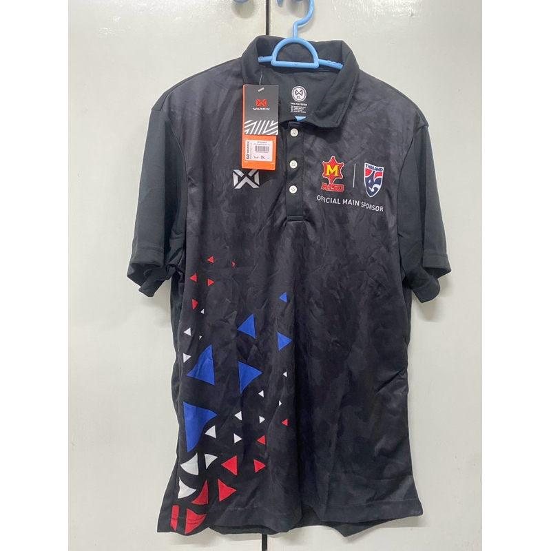 เสื้อ WORRIX ลายธงชาติไทย สีดำ ของแท้!