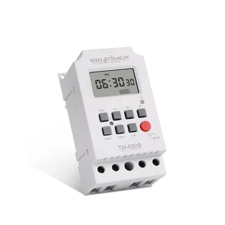 Timer Switch TM630S ความละเอียด 1 วินาที เครื่องตั้งเวลา เปิด-ปิด อุปกรณ์ไฟฟ้า อัตโนมัติ 7 วัน 24 ชั่วโมง (มีให้เลือกตาม