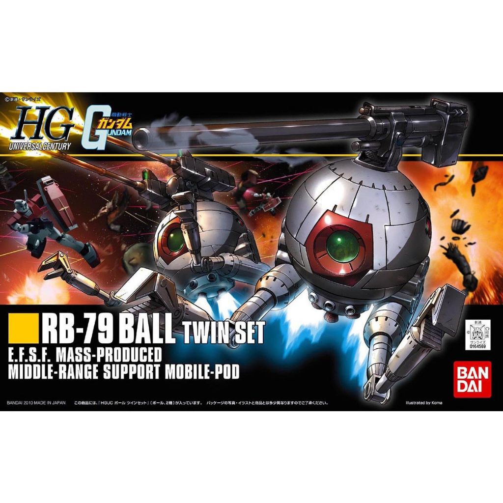 [พร้อมส่ง] HGUC 1/144 RB-79 Ball Twin Set BANDAI GUNDAM SERIE